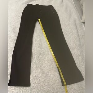 Kate & Mallory Black Button-Detail Pants